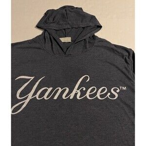 New York Yankees MLB Lightweight Hoodie Long Sleeve Shirt LARGE Baseball SGA NY